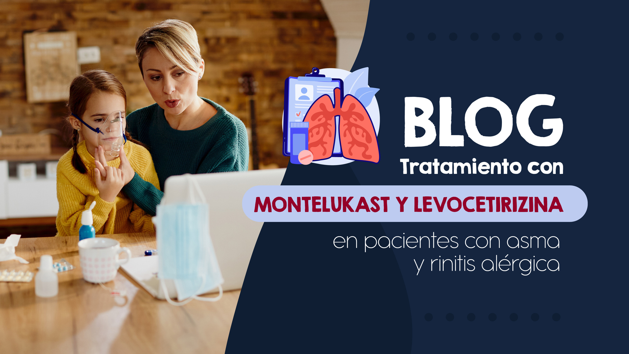 Combinación ideal para rinitis alérgica en pacientes con asma.