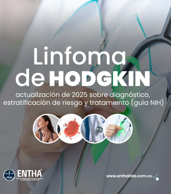 Linfoma de Hodgkin: actualización de 2025 sobre diagnóstico, estratificación de riesgo y tratamiento (guía NIH)