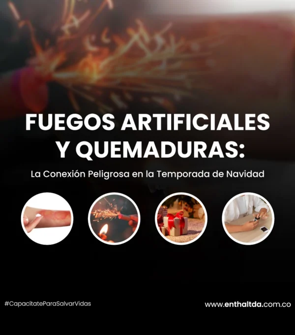 Fuegos Artificiales y Quemaduras: La Conexión Peligrosa en la Temporada de Navidad