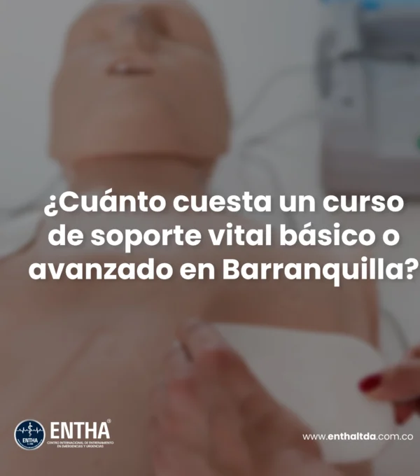 ¿Cuánto cuesta un curso de soporte vital básico o avanzado en Barranquilla?