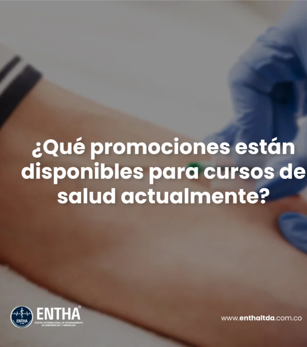 ¿Qué promociones están disponibles  para cursos de salud actualmente?